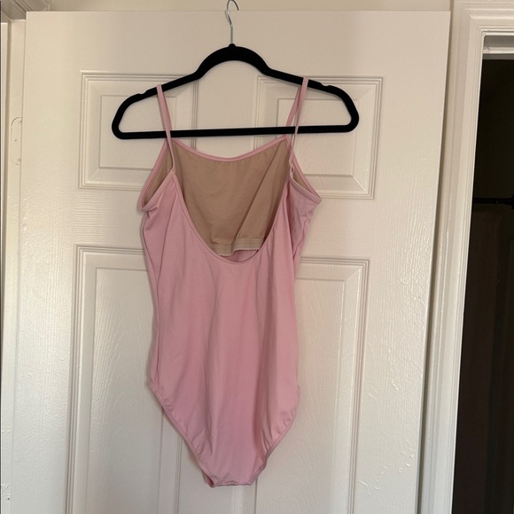 Balera Soft Pink Spaghetti Strap Leotard - Picture 2 of 2